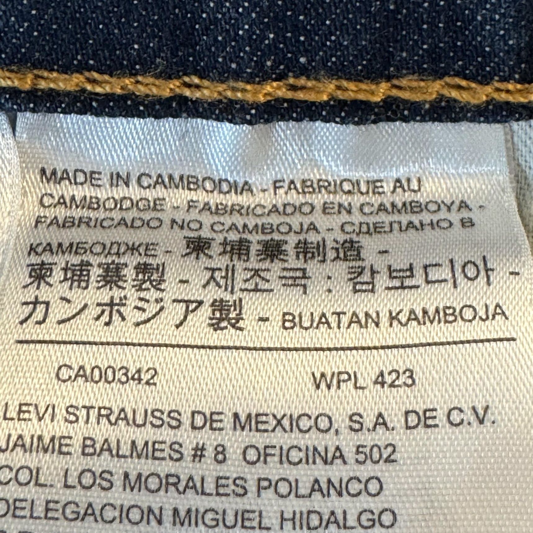 Levi's Levi's 541 Jeans Mens 44x32 Blue Whiskered Athletic Tapered Stretch Denim Pants Jeans Size US 44 / EU 60 - 4 Thumbnail