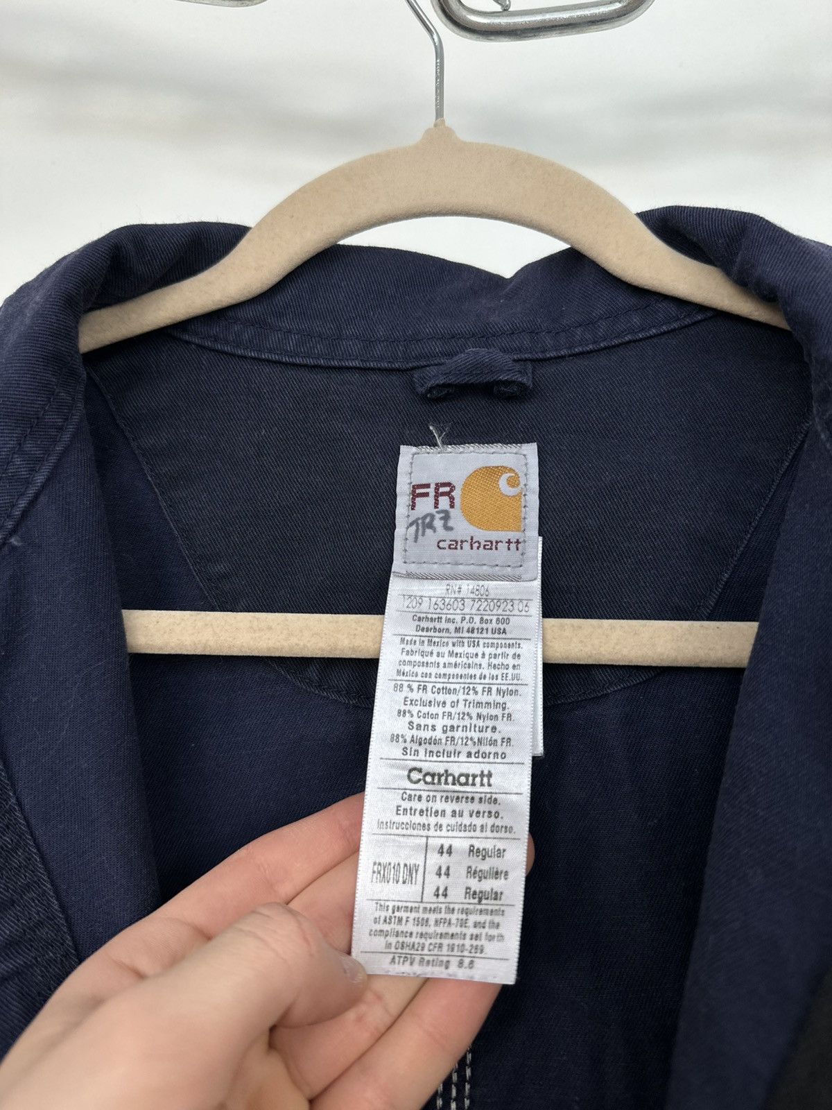 Carhartt Vintage 90s Carhartt Flame Resistant USA Cropped Work Jacket Size US S / EU 44-46 / 1 - 20 Thumbnail