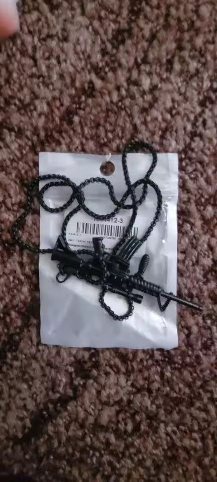 Jewelry Machine Gun Pendant Necklace Size ONE SIZE - 7 Thumbnail