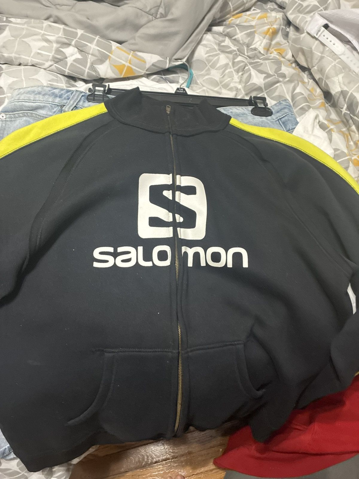 Salomon Vintage Salomon XL Lightweight Zipup! Size US XL / EU 56 / 4 - 1 Thumbnail