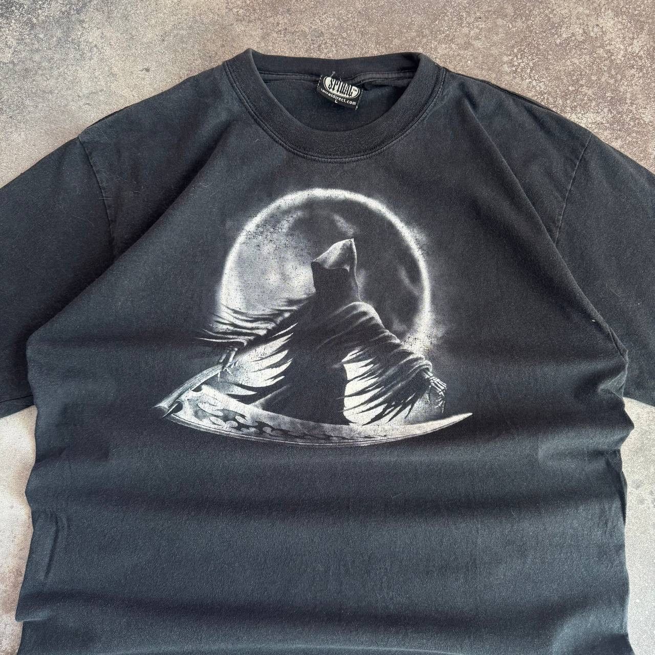 Vintage Spiral Direct Y2K Vintage Gothic Faded Cotton T-Shirt Size US L / EU 52-54 / 3 - 4 Thumbnail