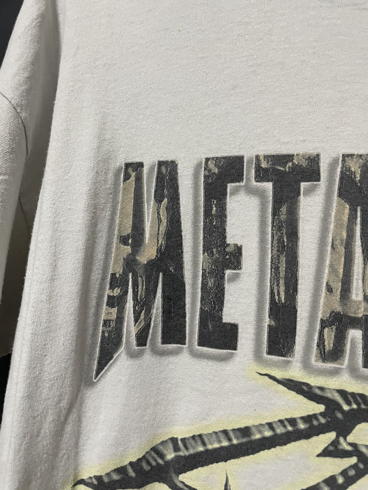 Band Tees × Metallica × Vintage Vintage 1996 Metallica Poor Touring Me Europe 96/97 T Shirt Size US L / EU 52-54 / 3 - 14 Thumbnail