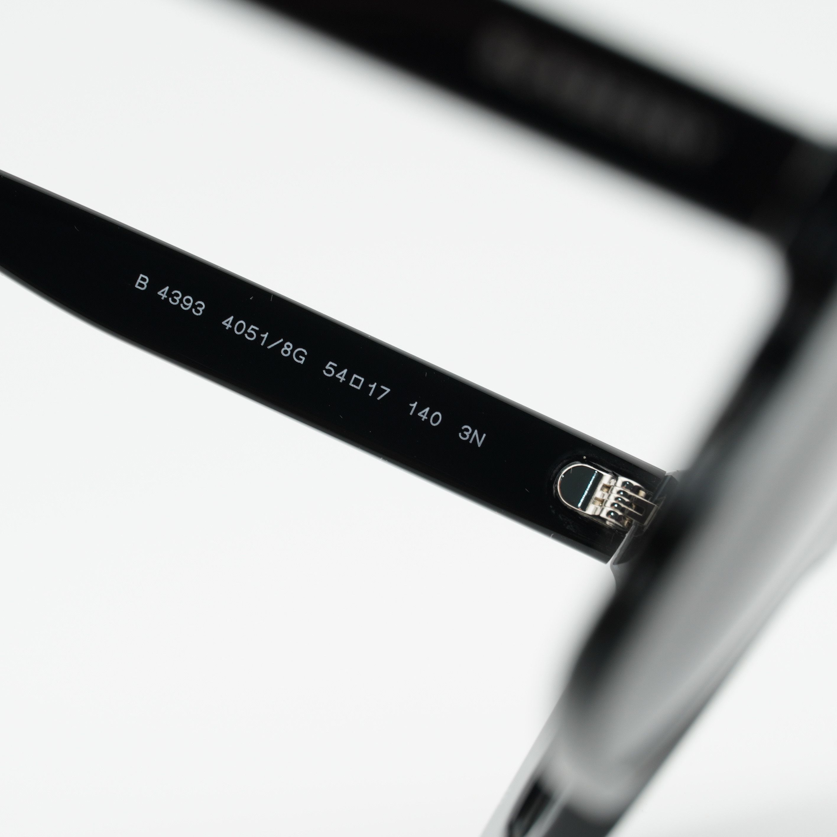 Burberry Burberry BE4393 40518G Sunglasses Black/Check White Cat Eye Size ONE SIZE - 6 Thumbnail