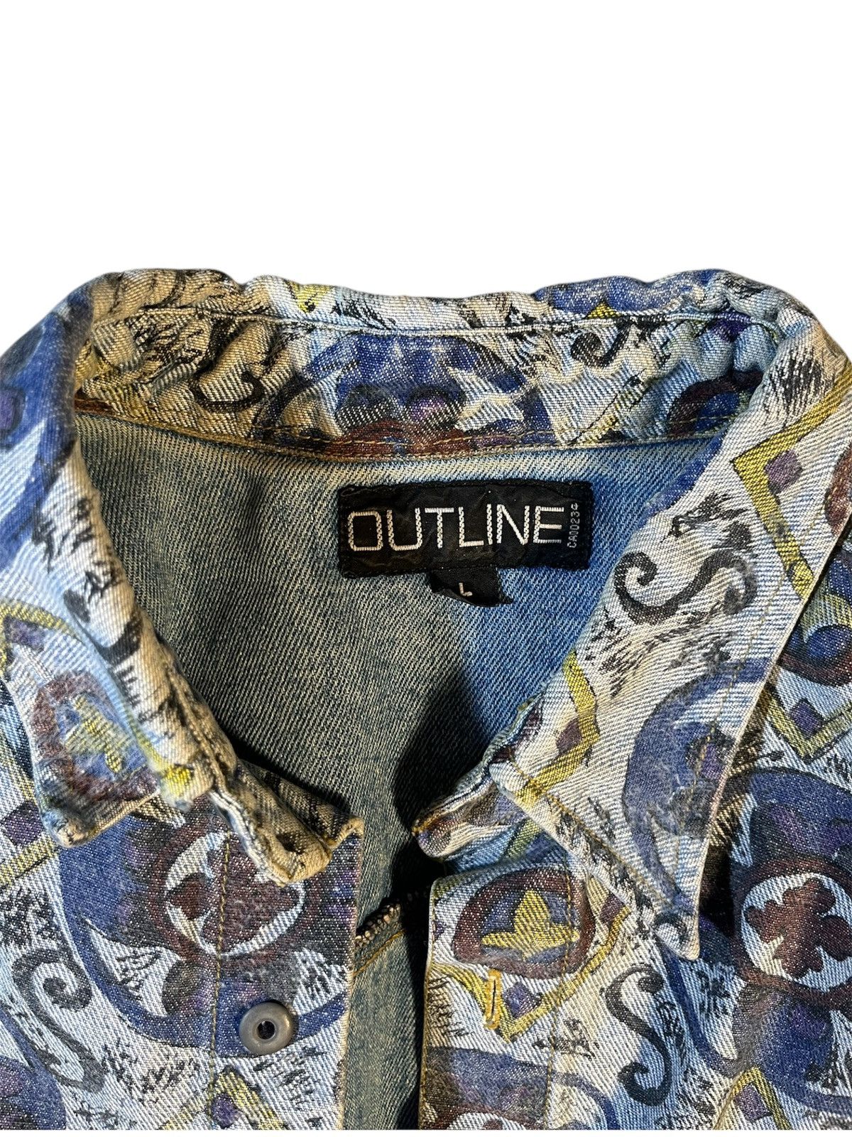 Vintage Denim button-up Size US L / EU 52-54 / 3 - 3 Thumbnail