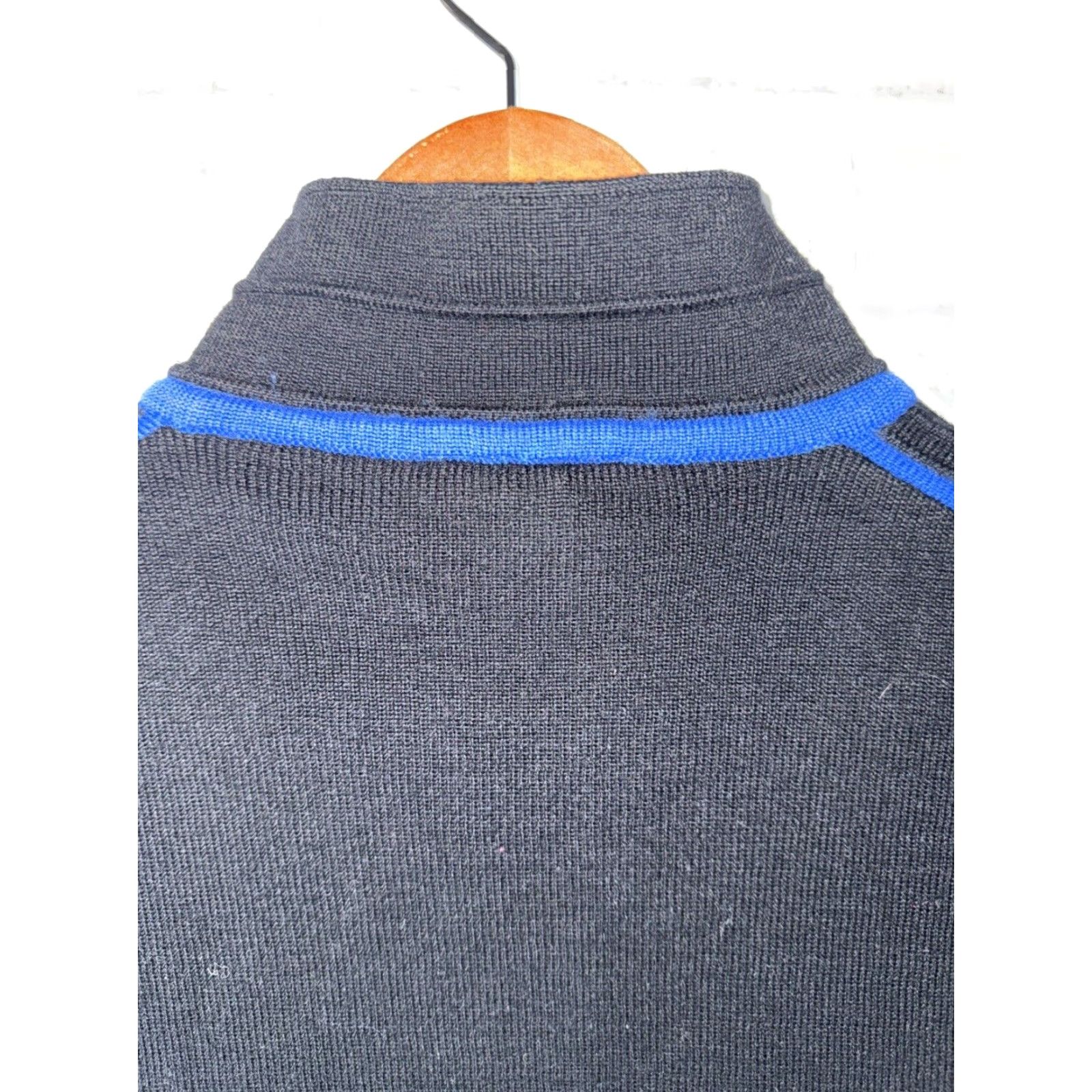 Vintage VINTAGE Meister Wool 1/4 Zip Pullover Sweater Black Mens M 1/4 Zip Ski Outdoor Wool Knit Pullover Mens M Black Vintage Germany/Hong Kong? Size US M / EU 48-50 / 2 - 5 Thumbnail