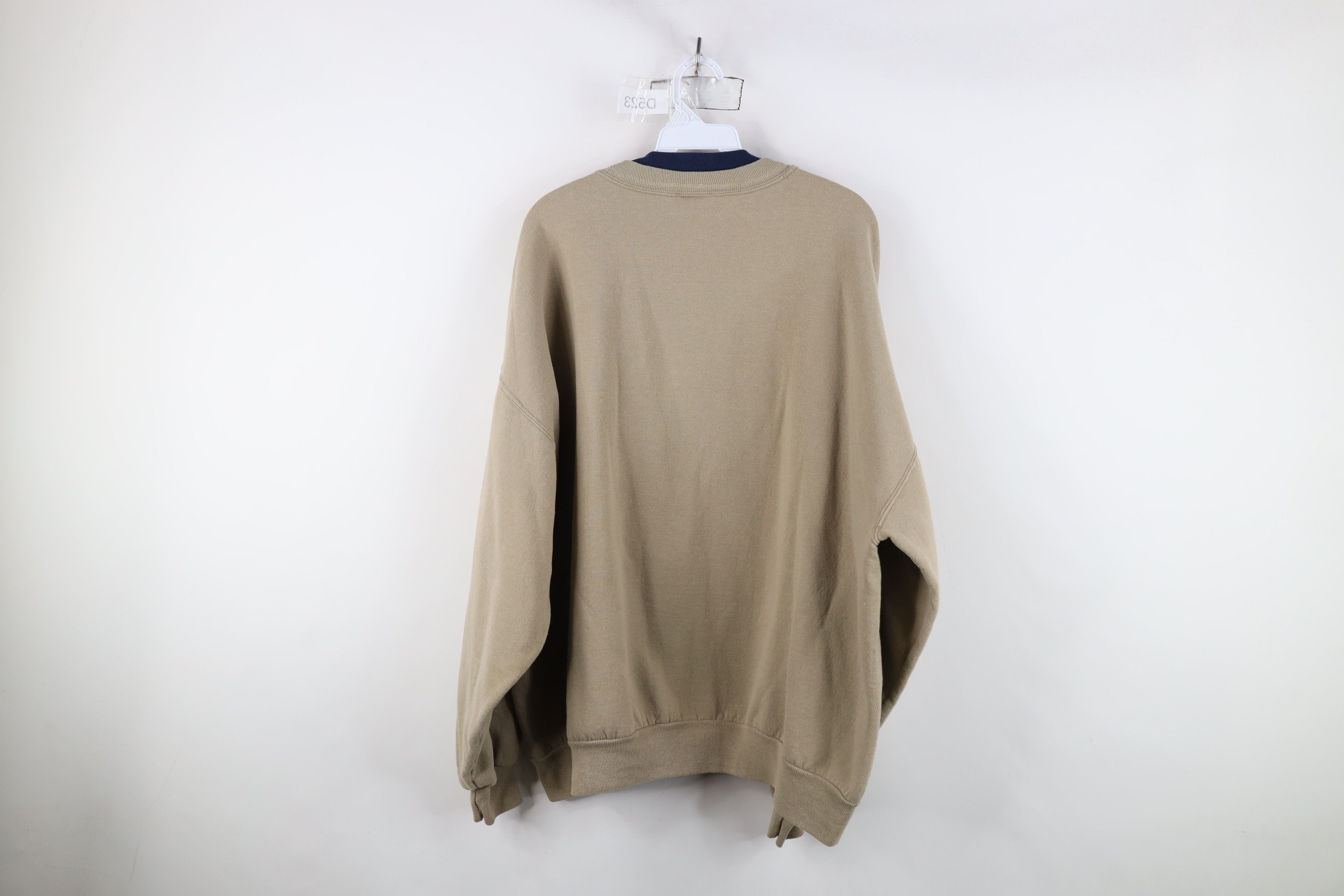 Vintage Vintage 90s Patchwork Bear Heart Layered Sweatshirt Brown Size XXL / US 16-18 / IT 52-54 - 9 Thumbnail