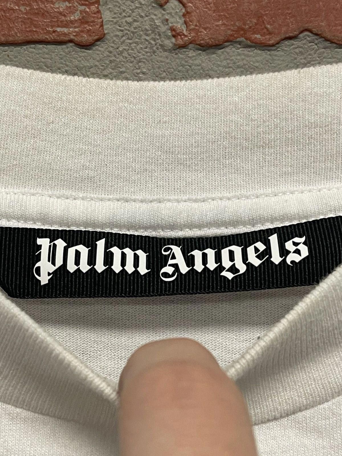 Palm Angels Size M - Palm Angels Purple Spray Paint Tee Size US M / EU 48-50 / 2 - 5 Thumbnail