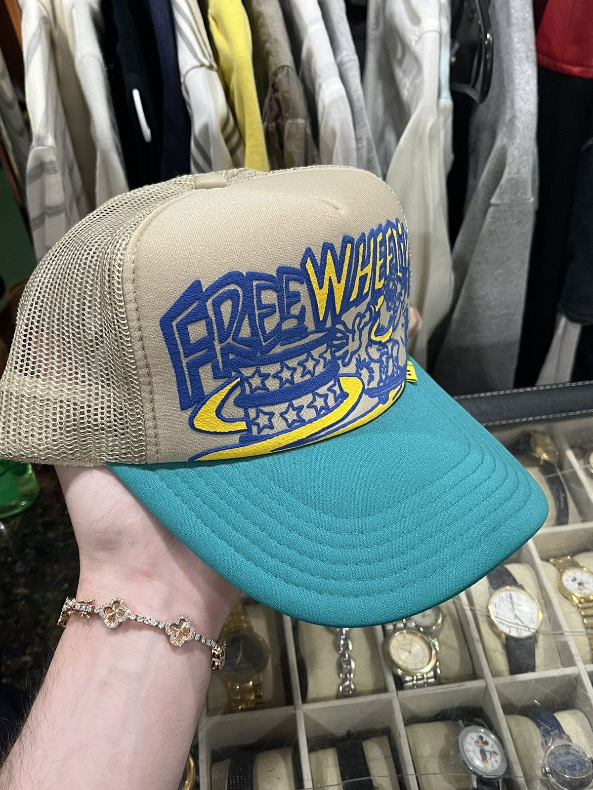Kapital Kapital Free Wheelin Trucker Hat Size ONE SIZE - 3 Thumbnail