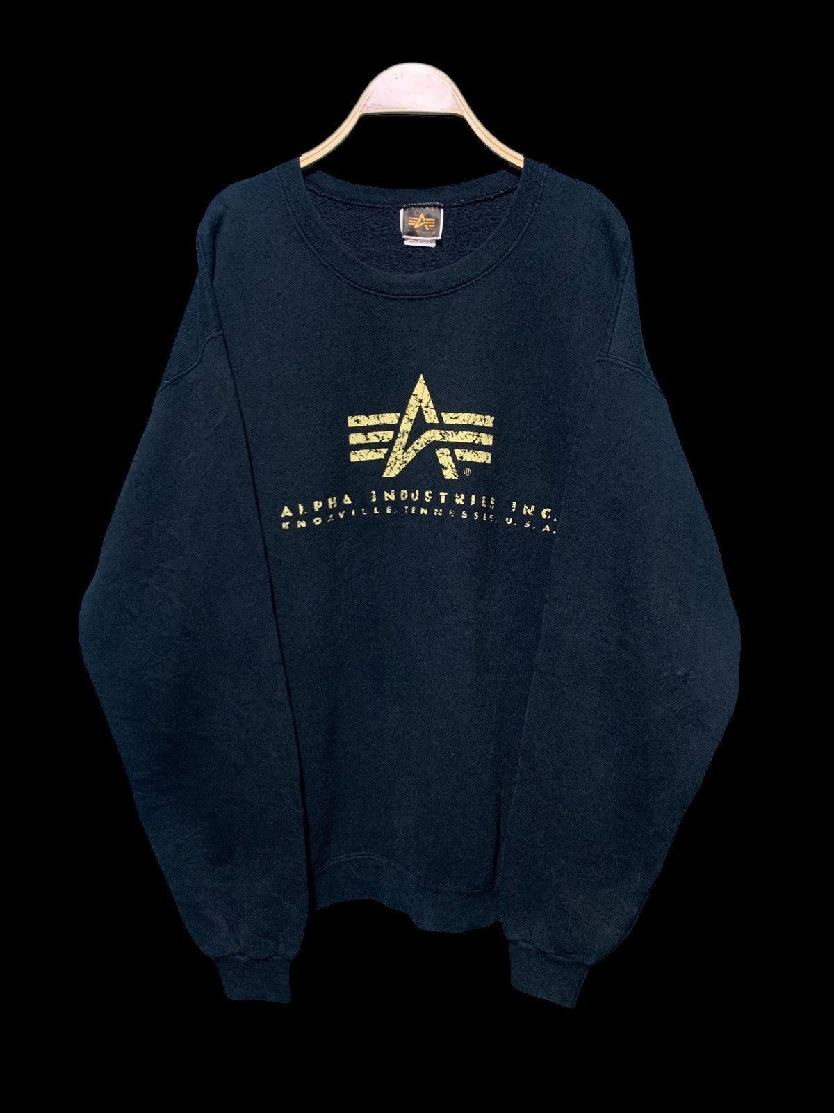 Alpha Industries × Vintage 🔥Vintage Alpha Industries sweatshirt Size US L / EU 52-54 / 3 - 2 Thumbnail