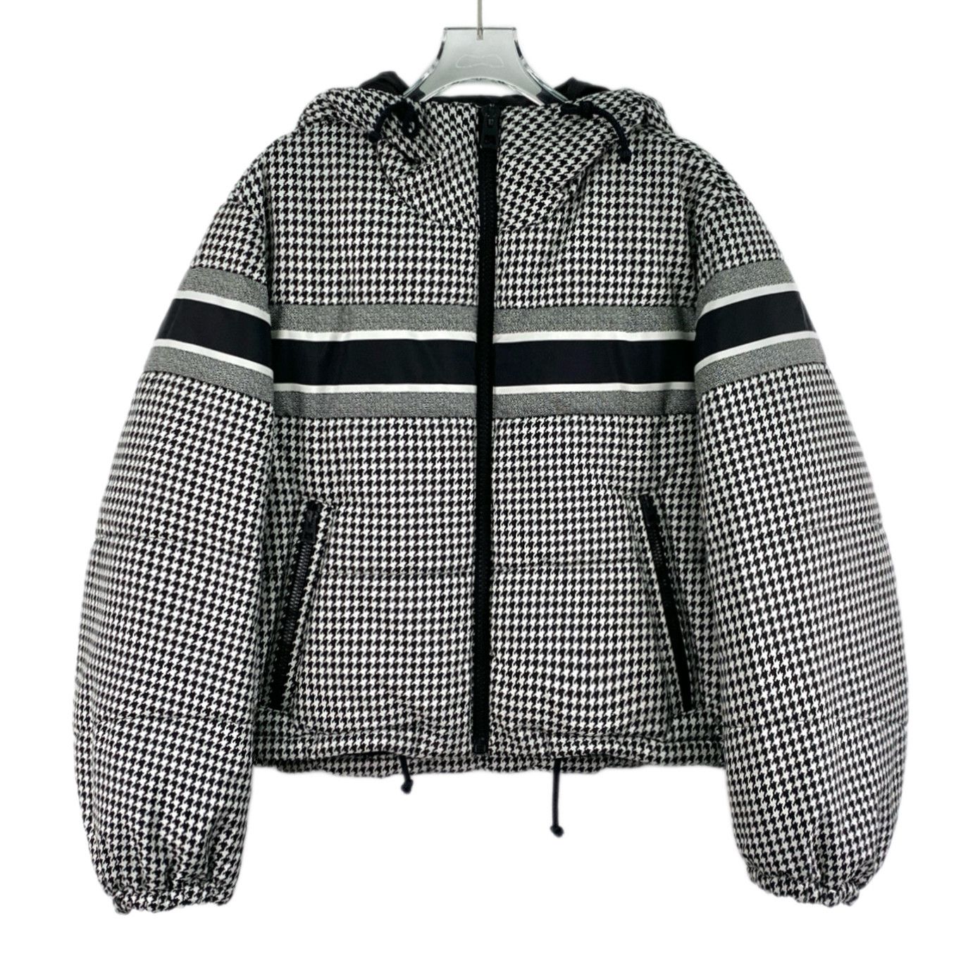 Dior Dior Houndstooth Down Jacket Black White (M) Size US M / EU 48-50 / 2 - 1 Thumbnail