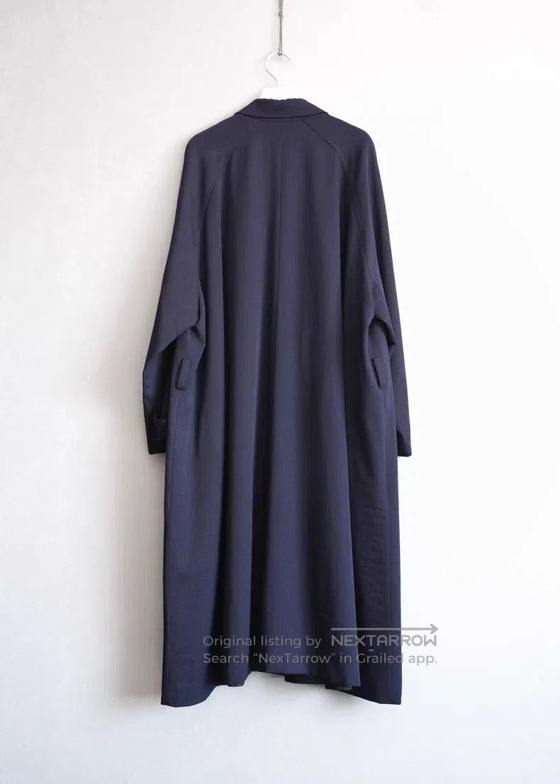 Yohji Yamamoto Yohji Yamamoto Navy Blue Raglan Sleeve Coat Size US M / EU 48-50 / 2 - 5 Thumbnail