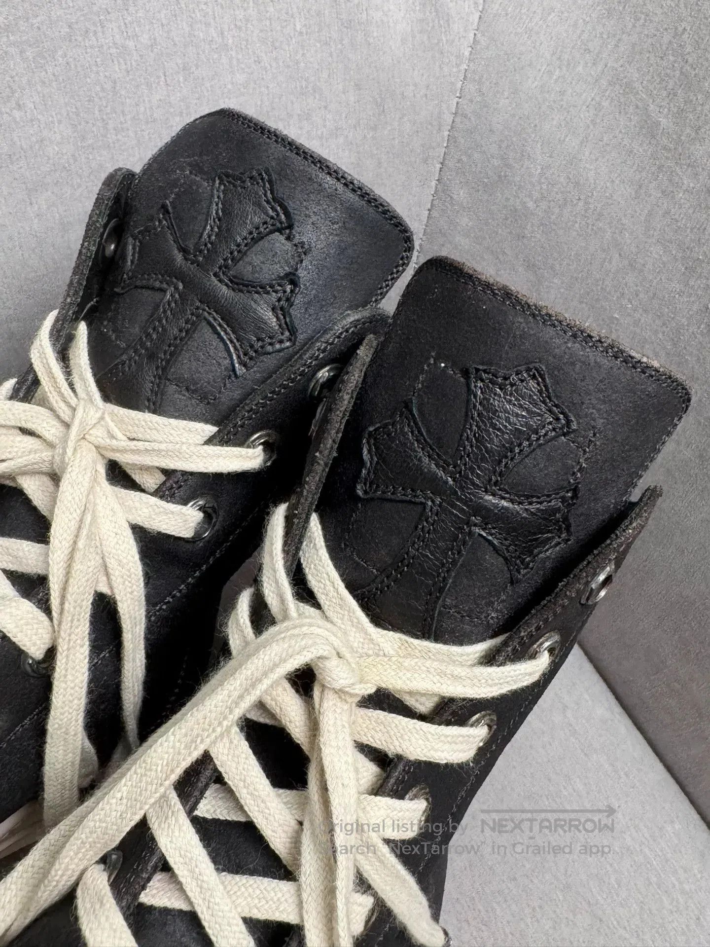 Rick Owens rick owens chrome hearts high. Size US 9 / EU 42 - 6 Thumbnail