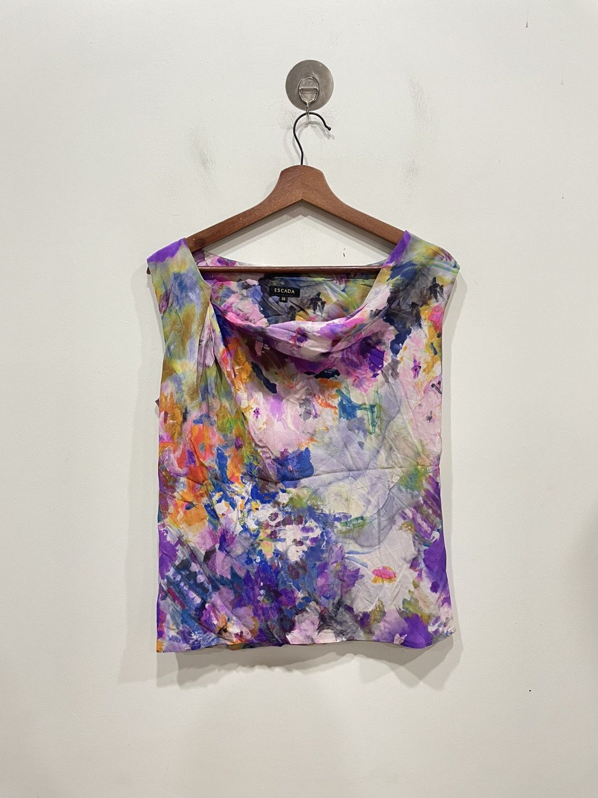 Escada Escada Nonsleeves Blouse Size XS / US 0-2 / IT 36-38 - 1 Thumbnail