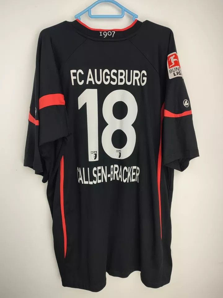 Vintage FC Augsburg 2011/12 Away Matchworn FOOTBALL Kit SHIRT Size US XXL / EU 58 / 5 - 14 Thumbnail