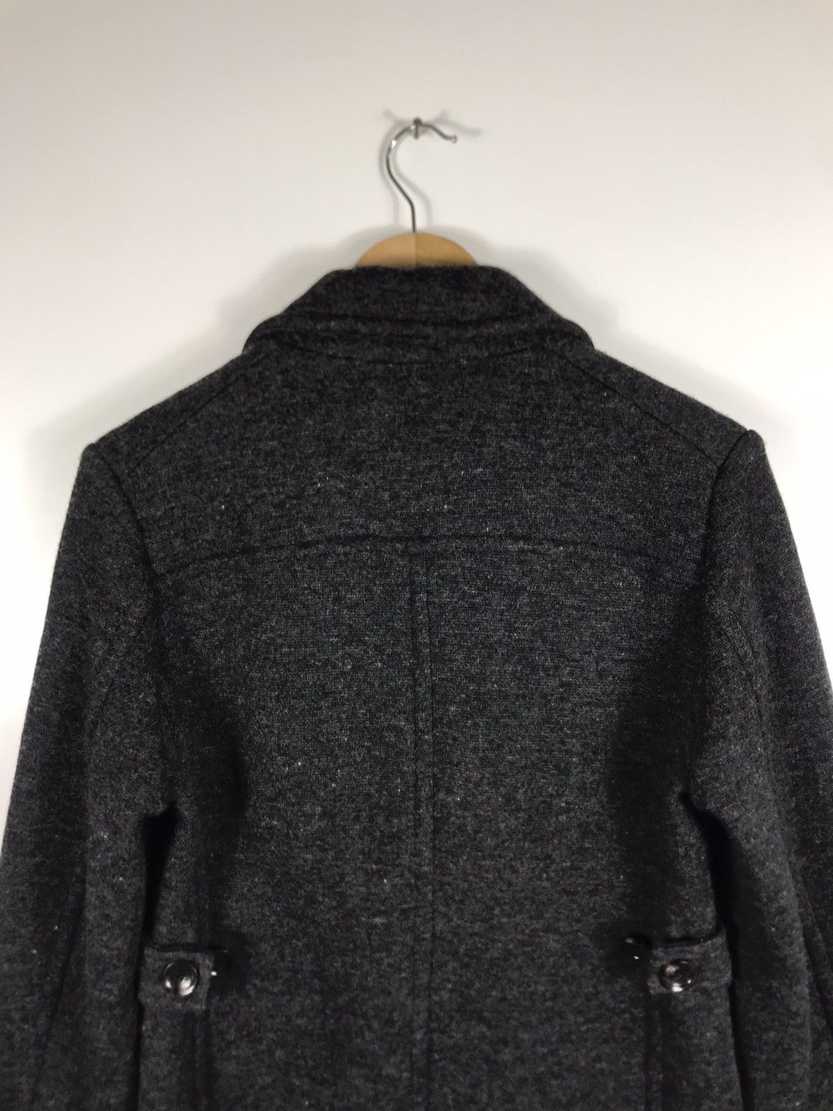 Comme Ca Ism 🔥Comme Ca Men Wool Double Breast Peacoat Size US S / EU 44-46 / 1 - 15 Thumbnail