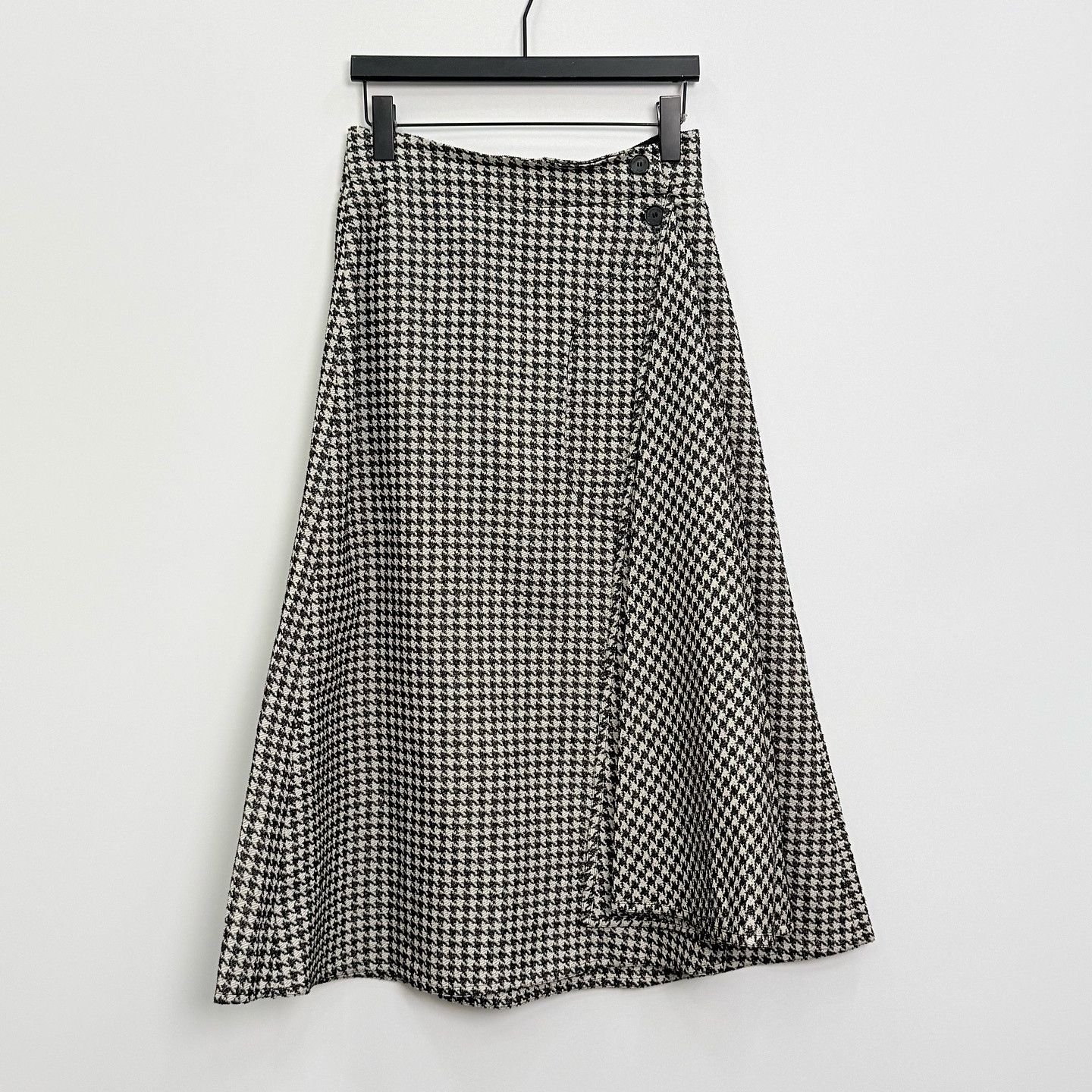 Dior Dior Houndstooth Silk Blend Midi Skirt Size 38 Size 27" / US 4 / IT 40 - 1 Thumbnail