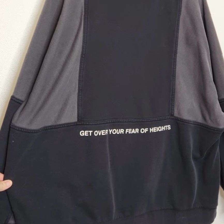 Nike Nike y2K Hoodie Sweatshirt Oversized XXL Get Over Heights Spellout Logo Shirt Unisex Adults Pullover Hoodie Black 2XL Vintage Men Women Size US XXL / EU 58 / 5 - 5 Thumbnail