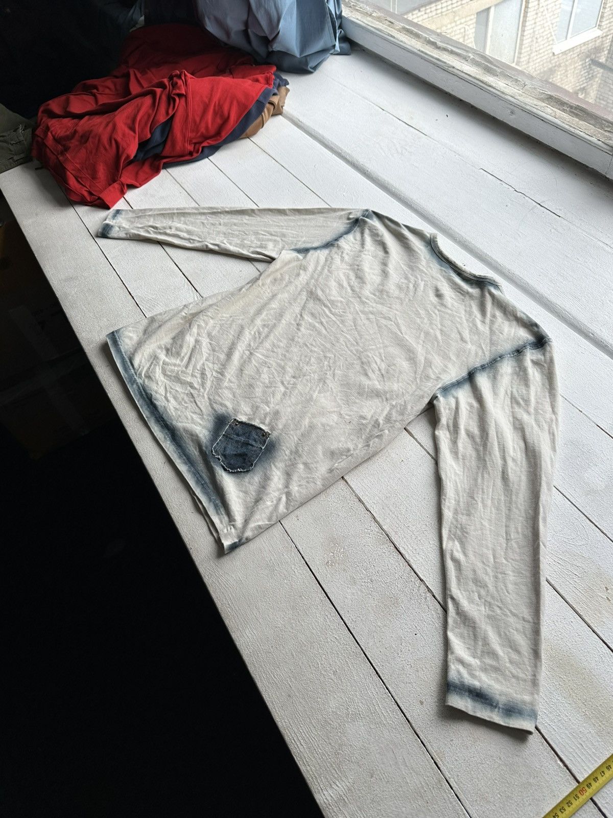 Vintage AVANT GARDE 🚨 WASHED POCKET Y2K LONGSLEEVE IFSIXWASNINE Size US M / EU 48-50 / 2 - 8 Thumbnail
