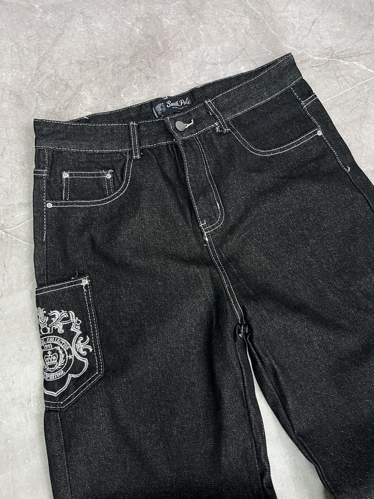 Coogi South pole hype baggy Denim Skater Jeans Wide leg y2k style Size US 32 / EU 48 - 4 Thumbnail