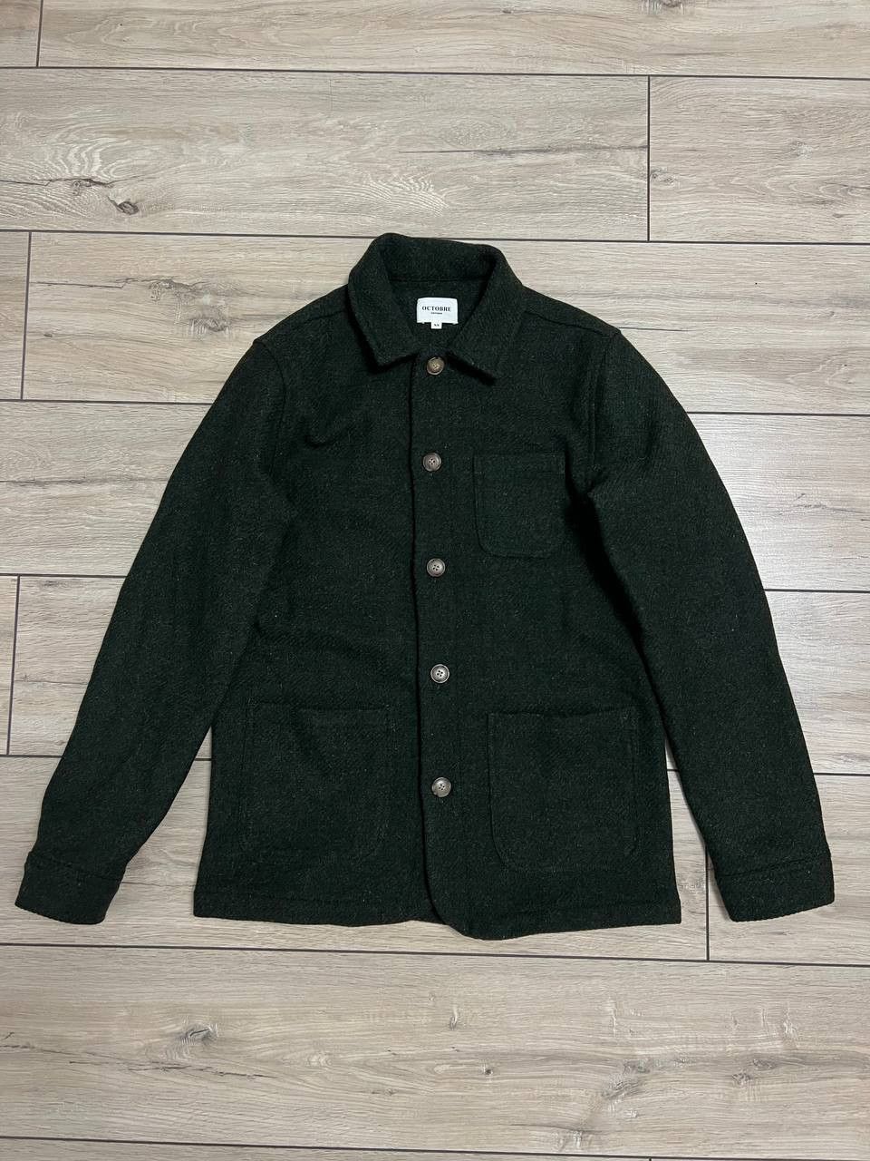 Other October Editions Wool Overshirt Shirt Khaki Jacket XS Size US XS / EU 42 / 0 - 7 Thumbnail