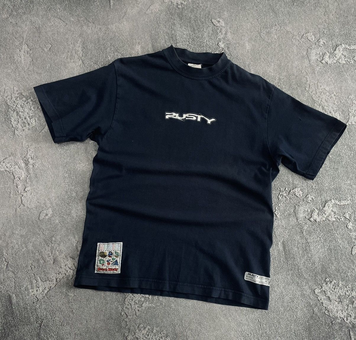 Rusty Vintage 90’s RUSTY USA Surf Centre Logo Men’s T-Shirt Size US S / EU 44-46 / 1 - 1 Thumbnail