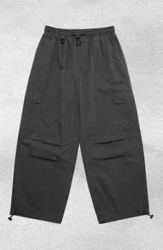 Image of Vintage Mertra Baggie Parachute Pants (Charcoal), Men's (Size 41)