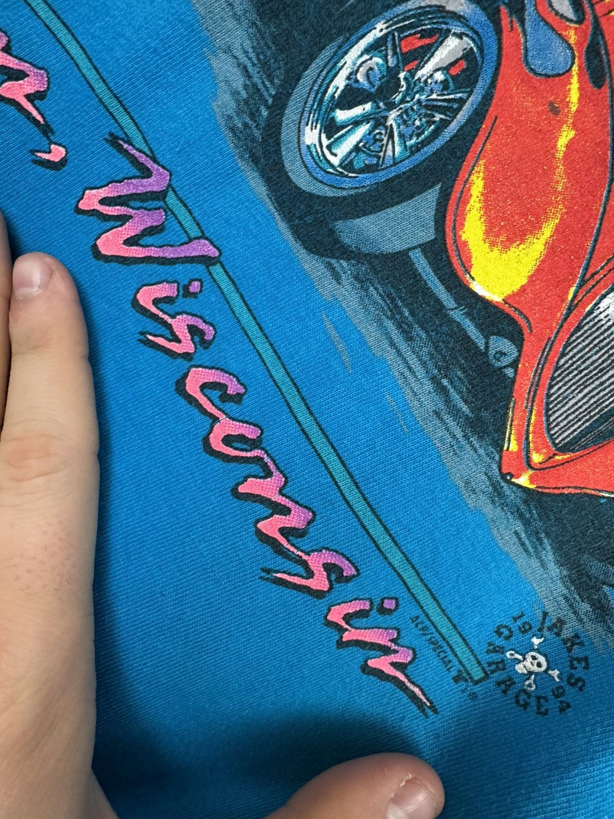 Hanes Vintage Capitol Corvette & Street Rods Single Stitch T-shirt Size US XL / EU 56 / 4 - 12 Thumbnail
