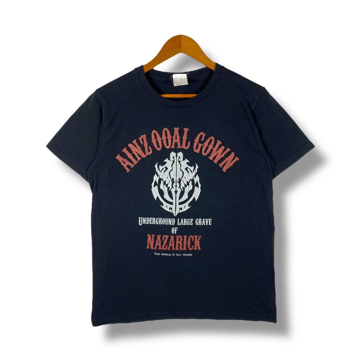 Anime × Cartoon Network OVERLORD Ainz Ooal Gown Anime Manga Cospa Tee Shirt Size US L / EU 52-54 / 3 - 1 Thumbnail
