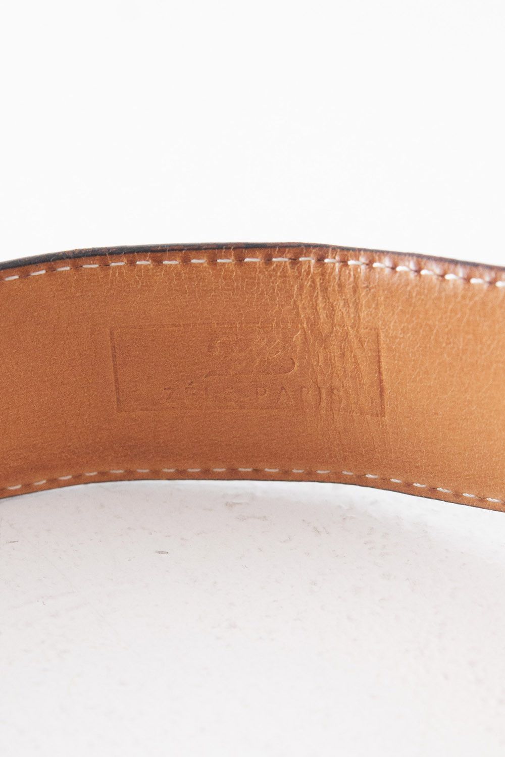 Other Zéle Paris crocodile belt w/ buckles Size 30 - 11 Thumbnail