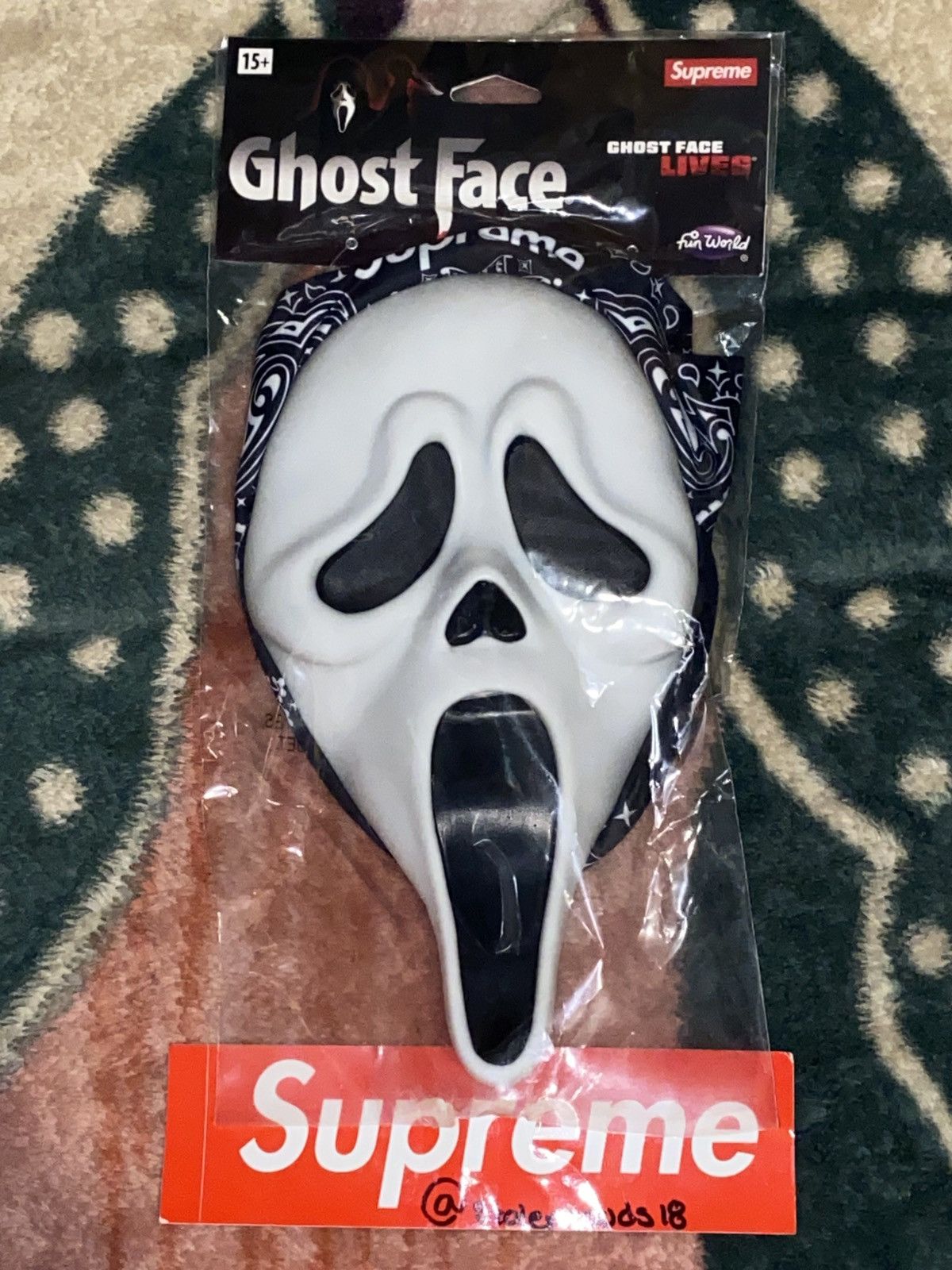 Supreme (IN HAND) Supreme Ghost Face Mask Size ONE SIZE - 2 Thumbnail