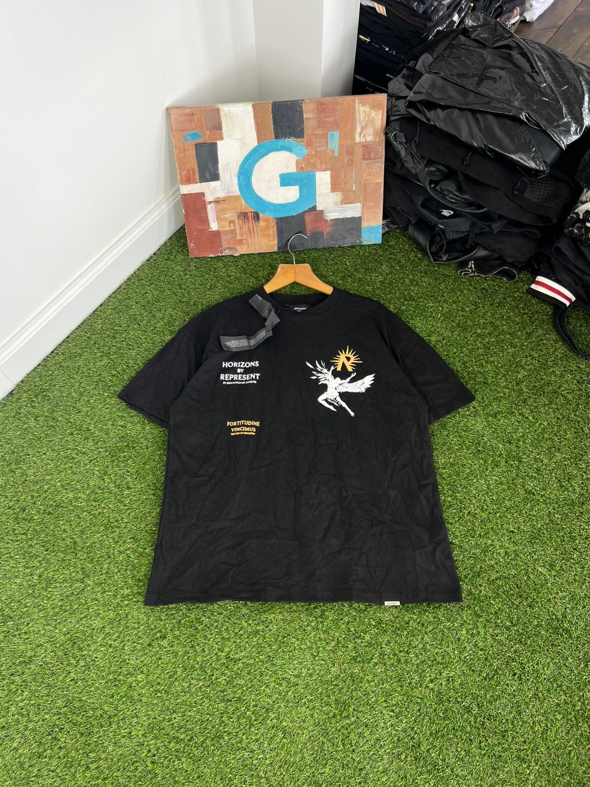 Represent Clo. Represent printed y2k streetwear Icarus t-shirt Size US L / EU 52-54 / 3 - 1 Thumbnail