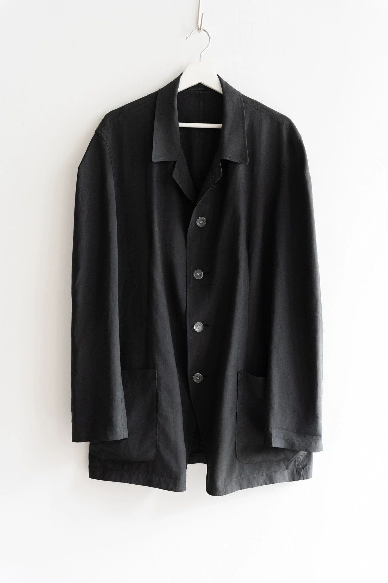 Yohji Yamamoto Yohji Yamamoto 94SS PH Clear Button Triacetate Jkt Size US M / EU 48-50 / 2 - 1 Thumbnail