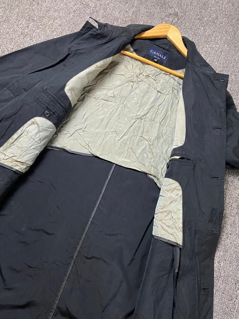 Canali Vintage CANALI Long Jacket with Front Pocket (205) Size US S / EU 44-46 / 1 - 8 Thumbnail