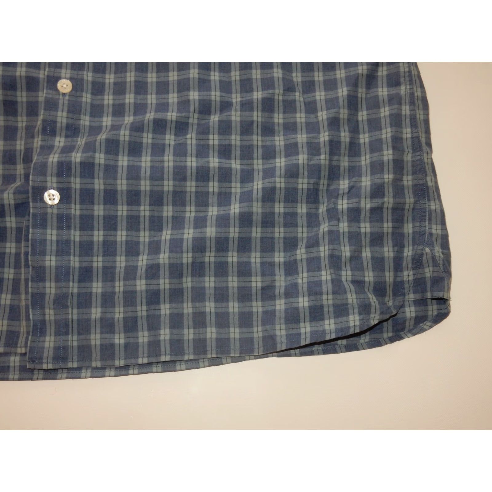 Brooks Brothers Brooks Brothers Shirt Button-Up Mens XL Plaid Blue Cotton Long Sleeve Button Front Shirt T Shirt? Size US XL / EU 56 / 4 - 2 Thumbnail