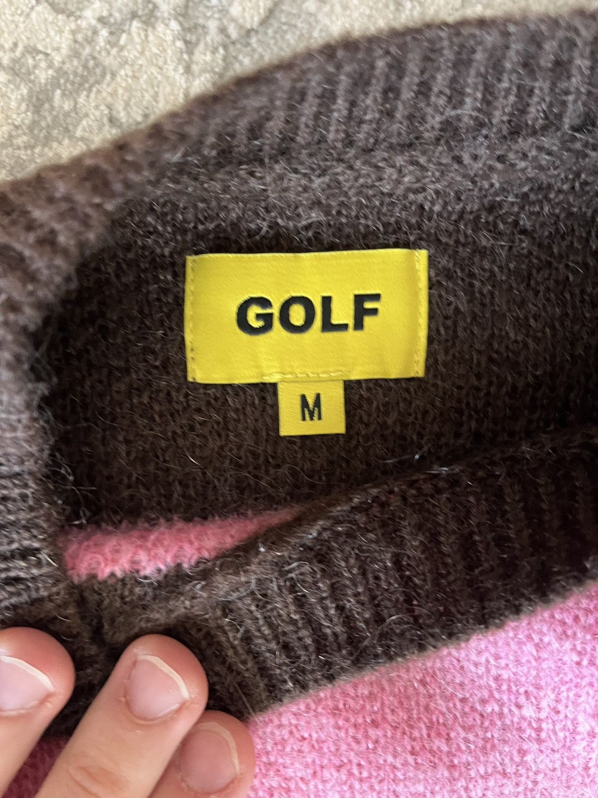 Golf Wang Striped Mohair Sweater