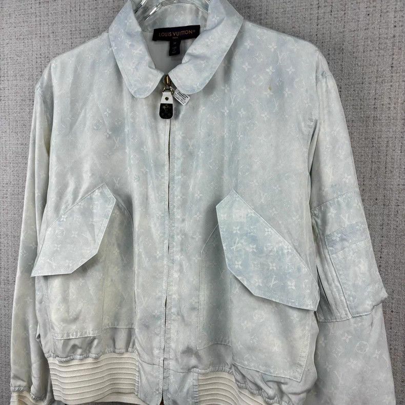 Louis Vuitton Louis Vuitton Ink smudged dark print full print jacket Size XS / US 0-2 / IT 36-38 - 2 Thumbnail