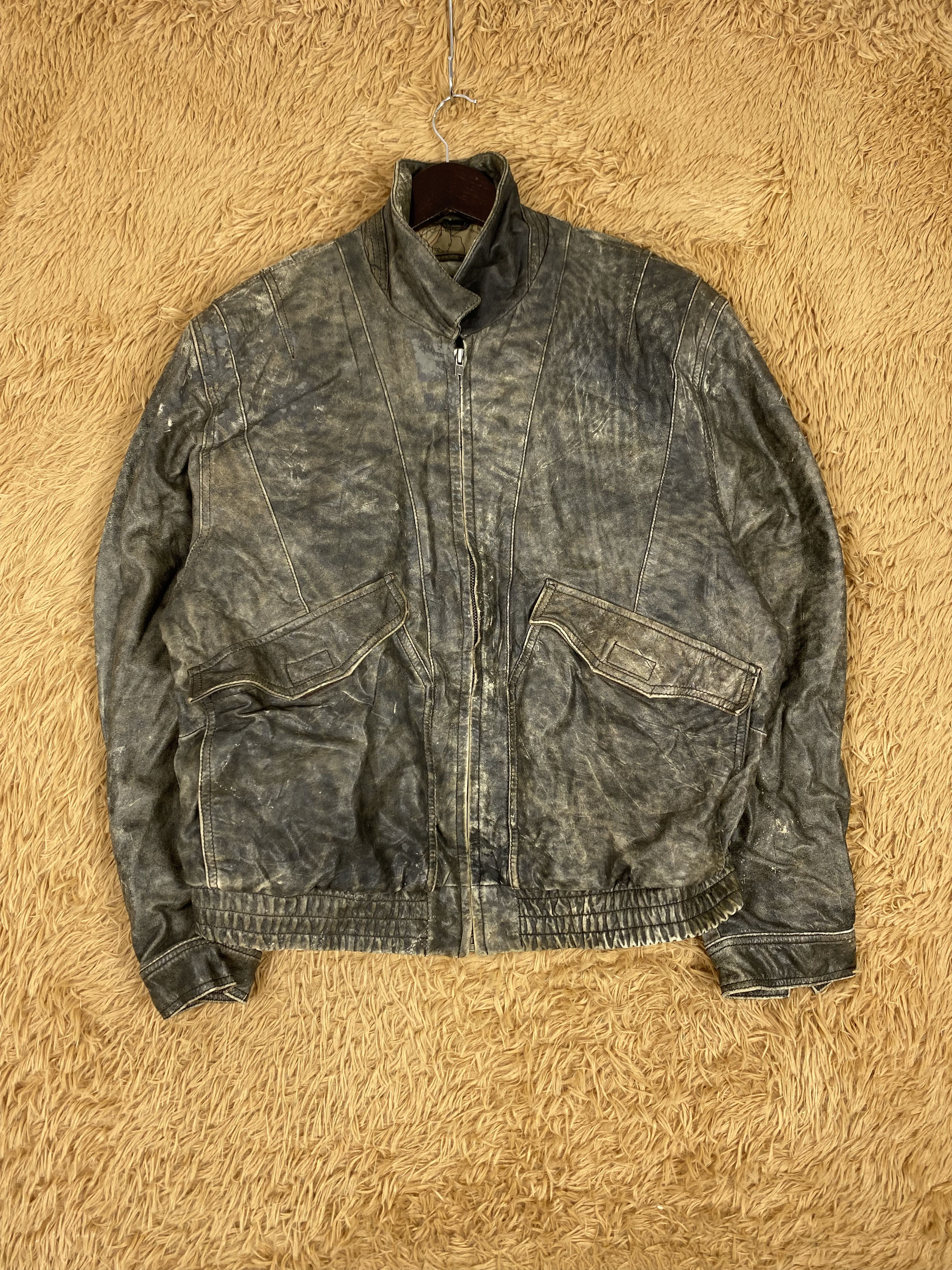 Vintage Vintage Leather Warehouse Jacket Size US M / EU 48-50 / 2 - 1 Thumbnail