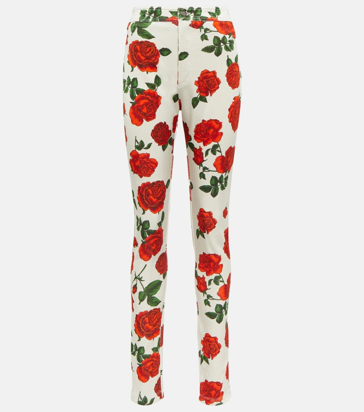 Saint Laurent Paris o1y0126 Floral Sweatpant in Multicolor Size 28" / US 6 / IT 42 - 1 Thumbnail