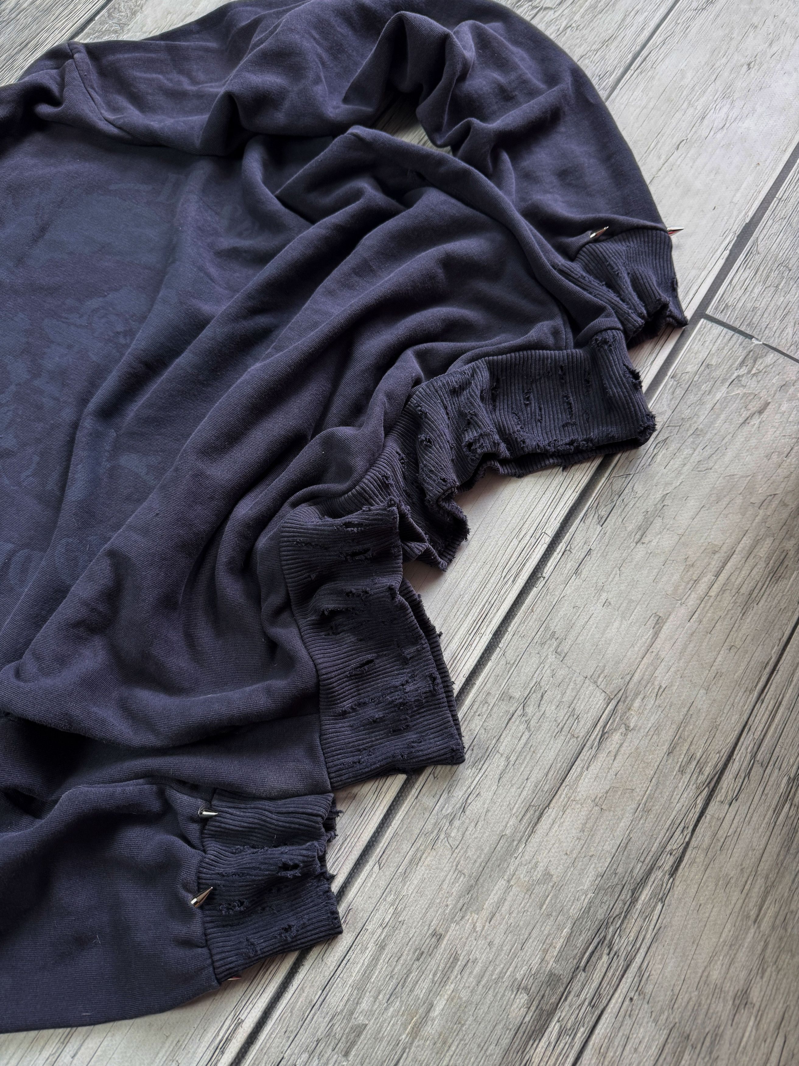 Diesel Vintage Punk Fit Archival Avant Garde Diesel Spikes Hoodie Size US M / EU 48-50 / 2 - 7 Thumbnail