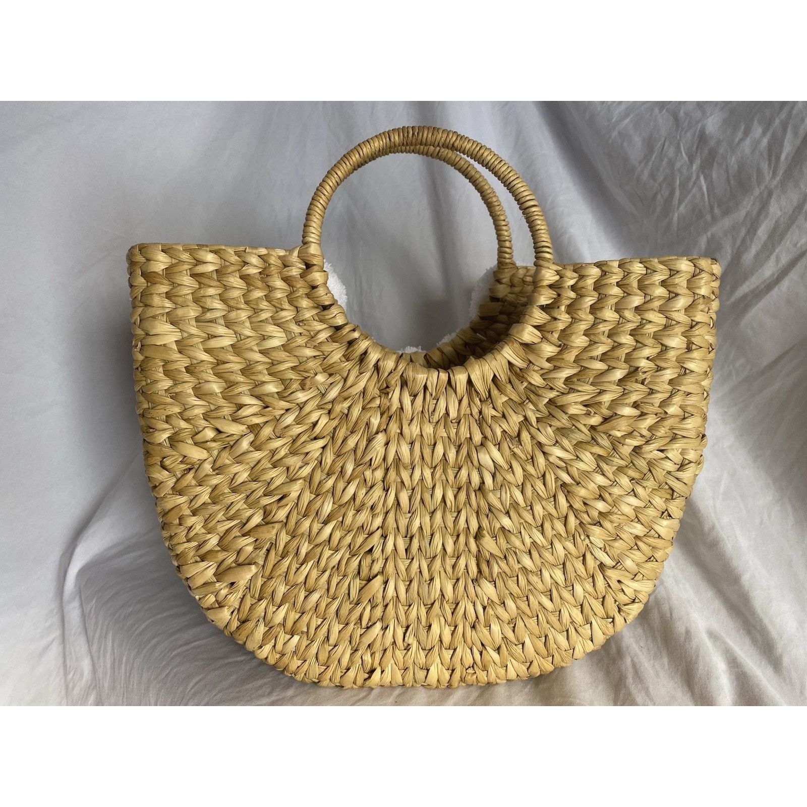 Other Woven Bride Tote Bag Wedding Large Semi-Circle Size ONE SIZE - 3 Thumbnail