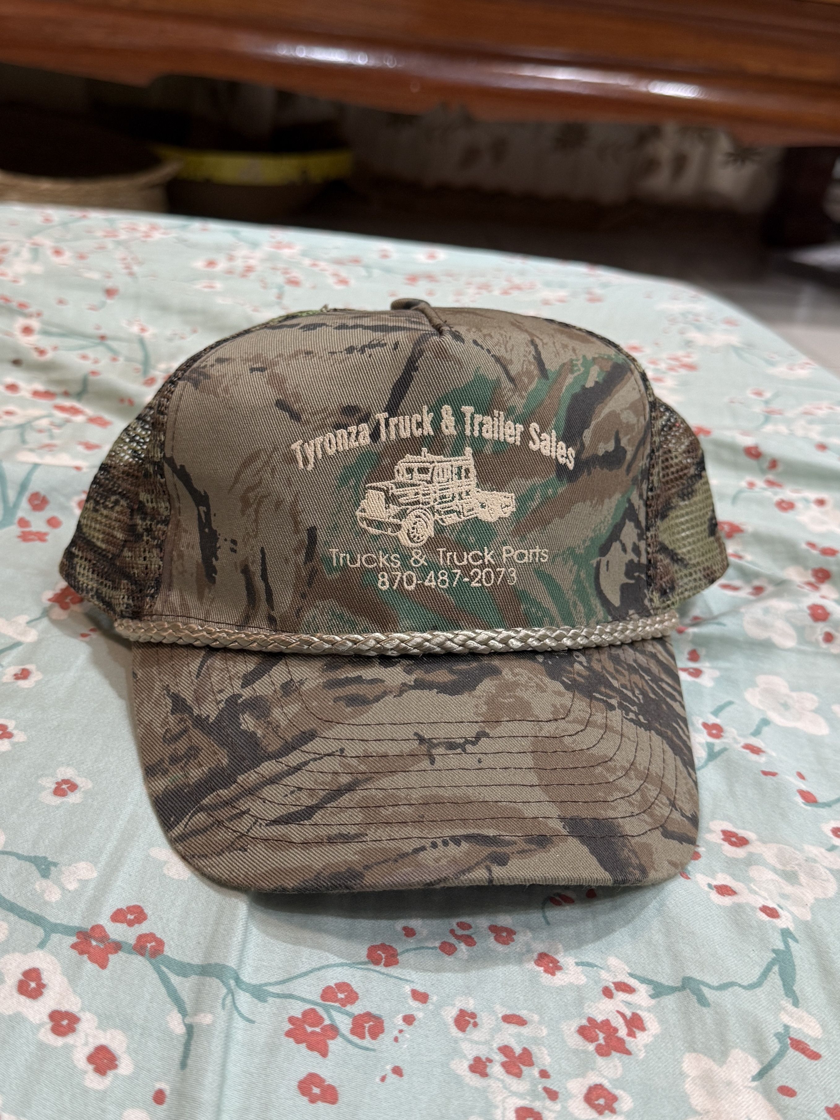 Hat Club Tyronza truck and Trailer Camo Trucker Hat Size ONE SIZE - 1 Thumbnail
