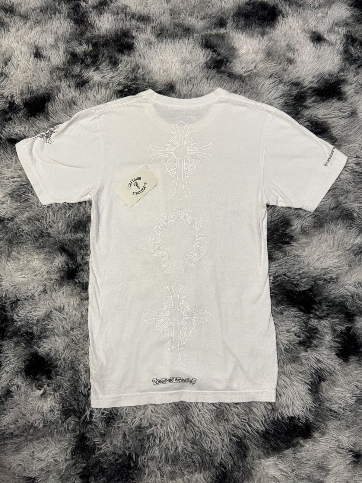 Chrome Hearts Chrome Hearts White Cross Tee Size US S / EU 44-46 / 1 - 1 Thumbnail