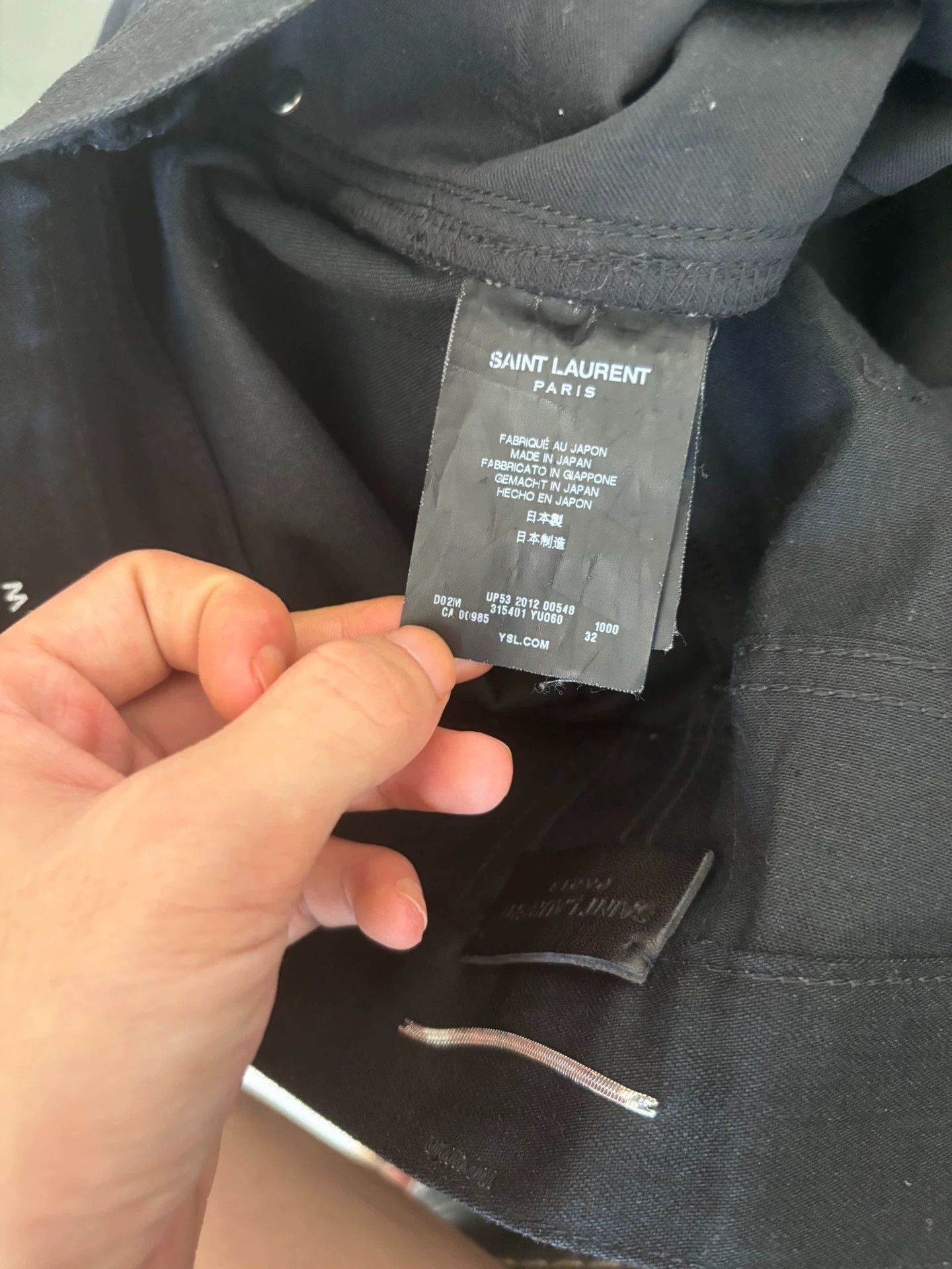 Saint Laurent Paris SLP Hedi Slimane 2013SS Black Skinny Jeans 32 Size US 32 / EU 48 - 7 Thumbnail