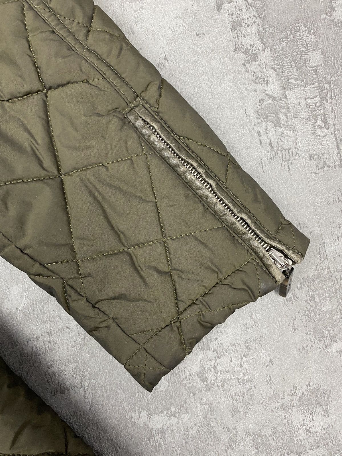 Designer × Etro ETRO Milano Coat Jacket Bomber silk leather M hunt Size US M / EU 48-50 / 2 - 13 Thumbnail