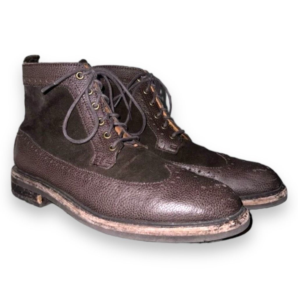 Polo Ralph Lauren Polo Ralph Lauren Nickson Chocolate Brown Suede Boots 8.5 Size US 8.5 / EU 41-42 - 1 Thumbnail