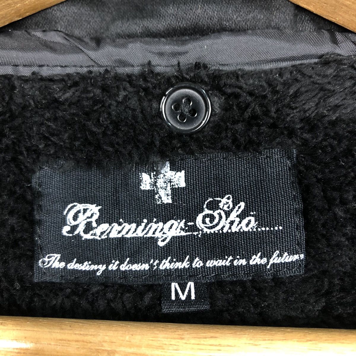 Japanese Brand 📌Buckle Biker Jacket Chore Bearning Sho Fur Blanket Punk Size US M / EU 48-50 / 2 - 18 Thumbnail