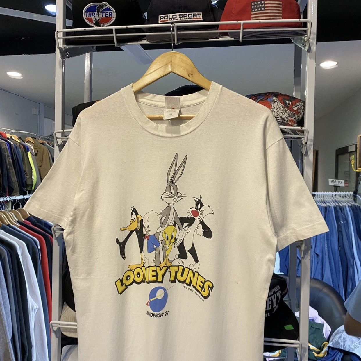 Cartoon Network vintage Looney Tunes Toshiba T-shirt Size US L / EU 52-54 / 3 - 3 Thumbnail