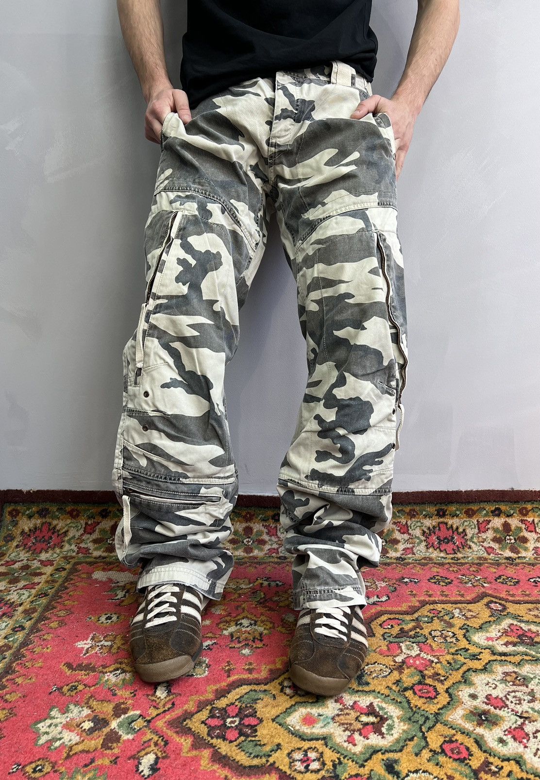 Hysteric Glamour × If Six Was Nine VTG Rick Owens Junya Watanabe Style Stone Washed Jeans Size US 33 - 6 Thumbnail