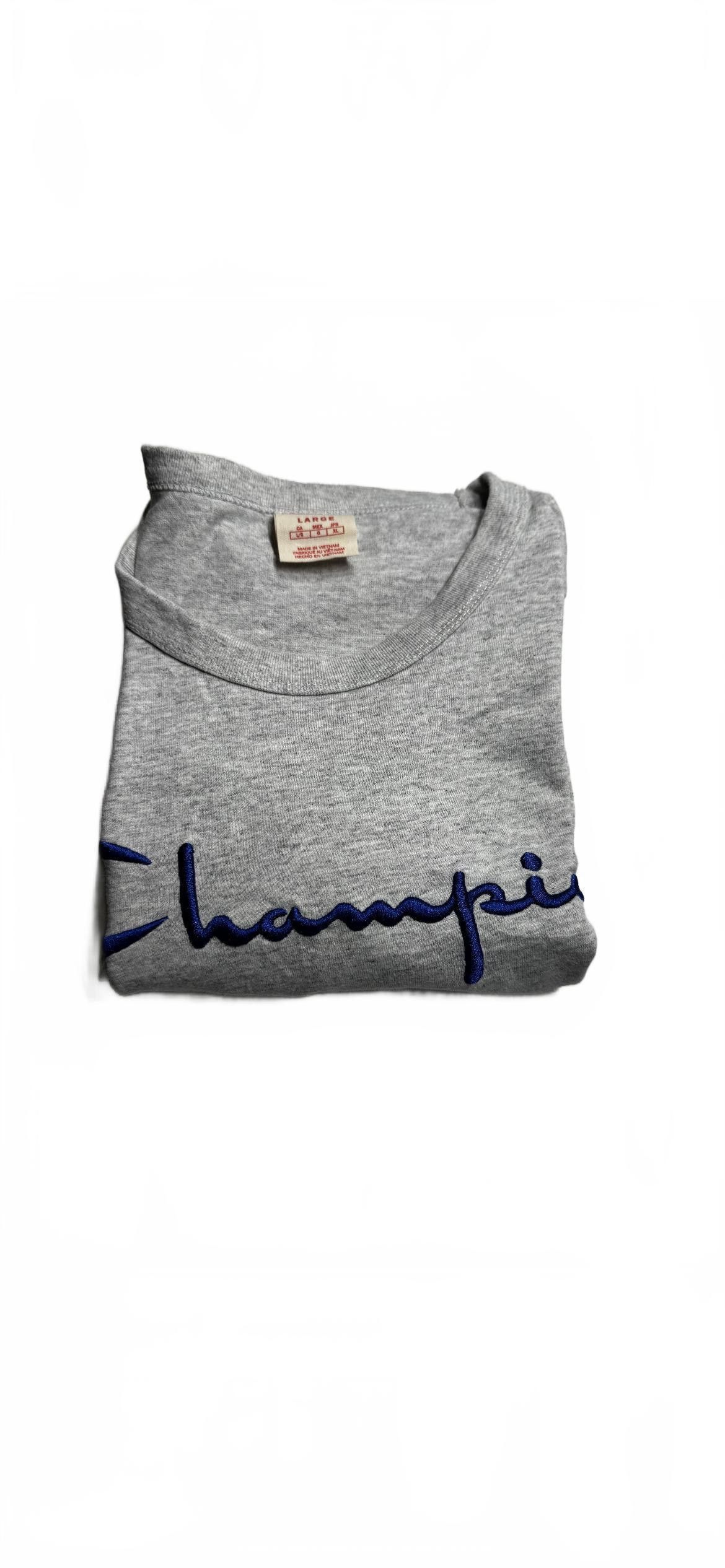 Champion Champion Grey Classic Logo T-Shirt - Large Size US L / EU 52-54 / 3 - 5 Thumbnail