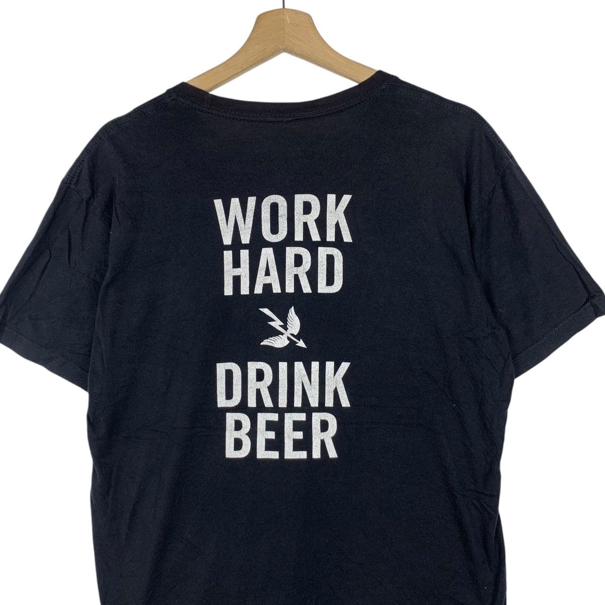Vintage SAINT ARCHER BREWING Lager Beer Word Hard Tee Shirt Top Size US M / EU 48-50 / 2 - 5 Thumbnail